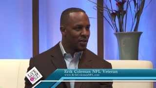 Erik Coleman, Former NFL player with Donna Drake on Live It Up