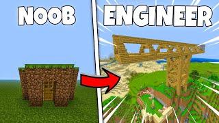 An Engineer's FIRST BASE in Minecraft...