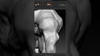 СОЗДАЮ МОНСТРА! #3д #скульпт #моделирование #3д #арт #art #3D #zbrush