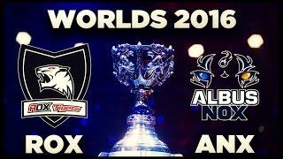 Worlds 2016 Day 1: Rox Tigers vs Albus Nox Luna Highlights