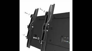 How to install TILT TV Bracket Wall Mount with Screw + Washer + Spacer + Adapter + Wall Plug