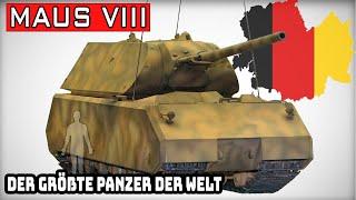 Der größte jemals produzierte Panzer der Welt: PANZER VIII MAUS