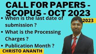 Christo Ananth - Call for Papers - October 2023 - Scopus, Web of Science - EAI ICNGWN 2023 - English