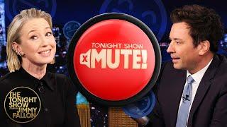 Mute! with Carrie Coon | The Tonight Show Starring Jimmy Fallon