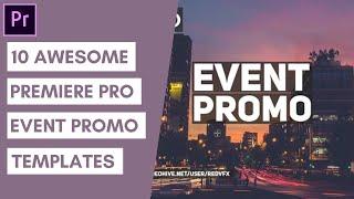 10 Awesome Premiere Pro Event Promo Templates