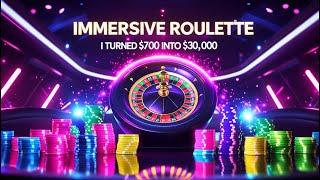 I Turned $700 Into $30,000 at Immersive Roulette!