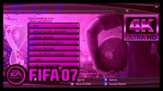 FIFA 07 Qatar World Cup 2022 Patch Preview  Subscribe to Download my Patch for Free!