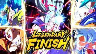 (Pre-5th Anniversary) ALL LEGENDARY FINISHES!! | Dragon Ball Legends