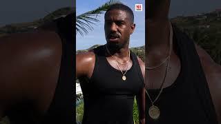 Michael B. Jordan uses descending rep scheme's in his workouts #menshealth #sinners