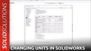 How to Change Units in SOLIDWORKS | Beginner SOLIDWORKS Tutorial