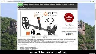 Der Quest AIR Metalldetektor