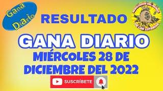 RESULTADO SORTEO GANA DIARIO DEL MIÉRCOLES 28 DE DICIEMBRE DEL 2022 /LOTERÍA DE PERÚ/