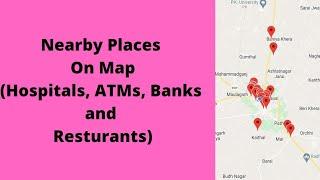 Current Location and Nearby Places On Map in Android Studio |Java| Android Studio Tutorial