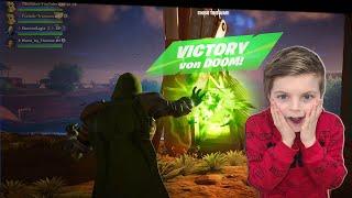 A Satisfying Victory Von Doom Fortnite Win High Elimination Gameplay Using NEW Fortnite DOOM BOSS