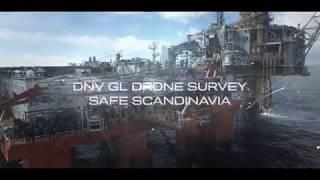 DNV offshore drone survey on board Safe Scandinavia