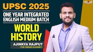 UPSC 2025 | WORLD HISTORY | FREE LECTURE BY AJINKYA RAJPUT