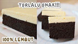 TERLALU ENAK!! BROWNIES KUKUS COKLAT KEJU – 100% LEMBUT, MOIST!!