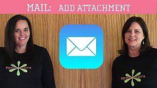 iPhone / iPad Mail - Add Attachment