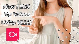 How I Edit My Videos Using The Free Editing App VLLO! This Is Everything I Do To Edit My Videos!