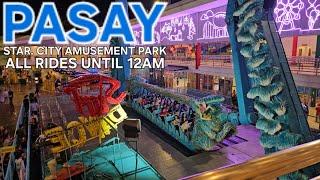 STAR CITY "Amusement Park Open Until 12am": Pasay City, Metro Manila Walk & DTPC (12.28.24: 4K-UHD)