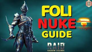 Foli NUKE Guide | Best PVP Build and Masteries | Raid: Shadow Legends