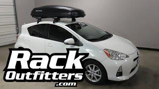 Toyota Prius C with Rhino Rack Zenith Master Fit Cargo Box 400L