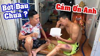 Qua Nhà Thăm Anh Quang Sau Khi Bị Té Xe - (Bị Thương Rất Nặng)