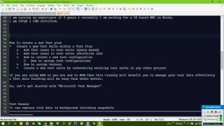 How to work with MTM (Microsoft Test Manager)