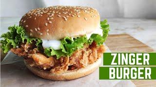 KFC Style ZINGER BURGER |  Mamagician