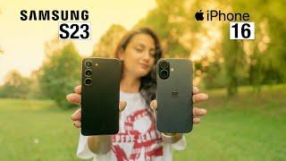 iPhone 16 VS Samsung S23 THE BEST CAMERA PHONE FOR YOU ?