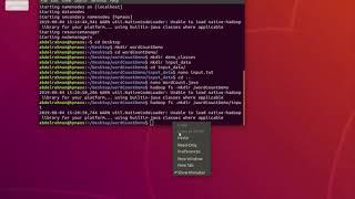 Hadoop - Word count demo - Ubuntu 18.04