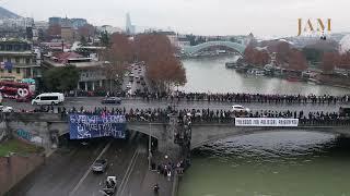 «Цепь Единства»  Tbilisi, Грузия, 28.12.24. /