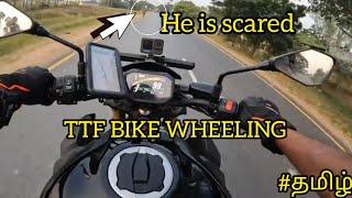 TTF ||VASAN BRO BIKE WHEELING ||MASS VIDEO || TWINTHROTTLERS FANS