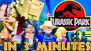 LEGO Jurassic Park Recap in 3 Minutes | Stop Motion Animation Recap