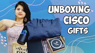 Unboxing Cisco gifts