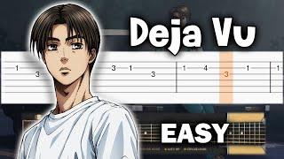 Initial D - DEJA VU - Guitar tutorial (TAB)