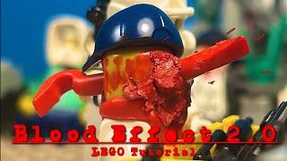 LEGO Stop Motion Tutorial: Blood Effect 2.0 (Piercing Head)