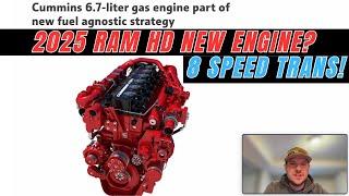 2025 2026 Ram 2500 3500 8 speed transmission with a new gas and HO 6.7l Diesel engine?