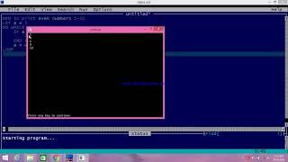 A qbasic program to print even numbers within 1 to 10