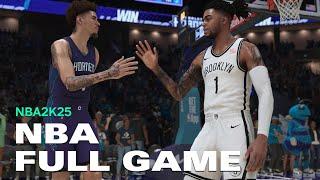 CHARLOTTE HORNETS vs BROOKLYN NETS  GAMEPLAY PS5 { 4K ULTRA HD }