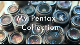 My Pentax-K lens collection