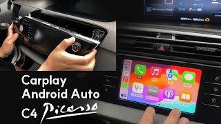 Installation of Carplay & Android Auto in the Grand C4 Picasso II / 그랜드피카소 카플레이 & 안드로이드오토 설치