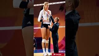 Watch the Tallest Female Volleyball Player Ever – Unbelievable! ep.1 #tallwoman #volleyballplayer