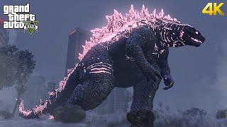 GTA 5 - Godzilla The New Empire Destroying The City