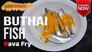 Buthai/Sardines Rava Fry | Mangalorean Style Fish Rava Fry | Simple Fish Rava Fry | Fish Fry #fish