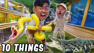 10 Things Not To Do at the Reptile Zoo.. (ft. @JayPrehistoricPetsTV)