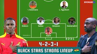 GHANA VS NIGERIA - BLACK STARS STRONG LINEUP VS SUPER EAGLES PREDICT…7 PLAYERS & CAMP NEWS-UNITY CUP