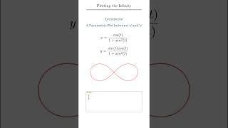Plotting the Infinity Symbol with @PHYMICS