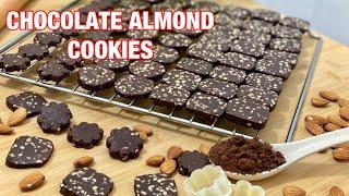 CHOCOLATE ALMOND COOKIES | Chinese New Year Cookies