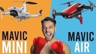 ️DJI Mavic Mini vs Mavic Air(Footage comparison, range, battery, wind resistance and more)